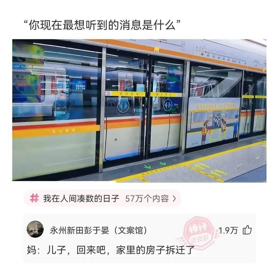 你现在最想听到的消息是什么我在人间凑数的日子57万个内容）永