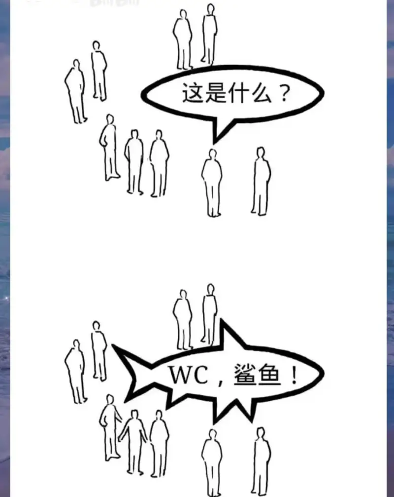 这是什么？WC，鲨鱼