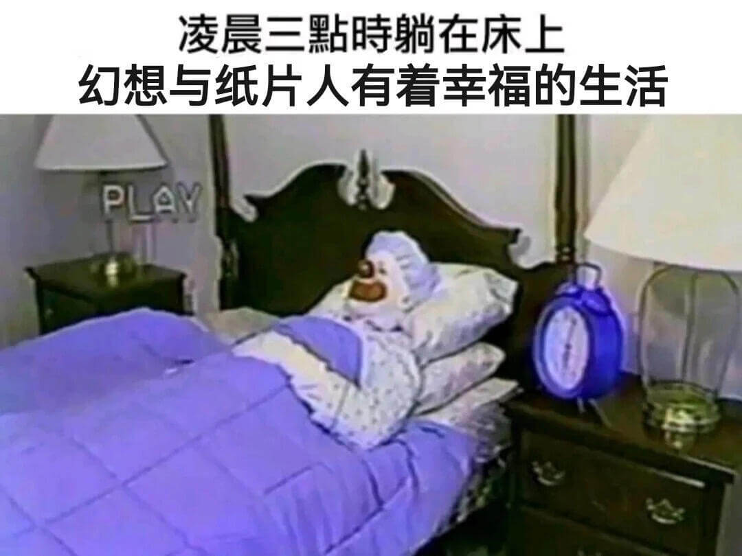 凌晨三點时躺在床上幻想与纸片人有着幸福的生活PLAM