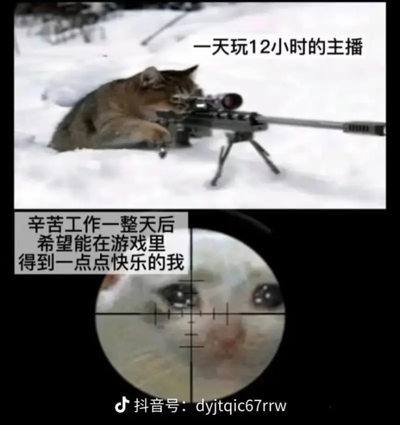 一天玩12小时的主播辛苦工作一整天后，希望能在游戏里得到一点