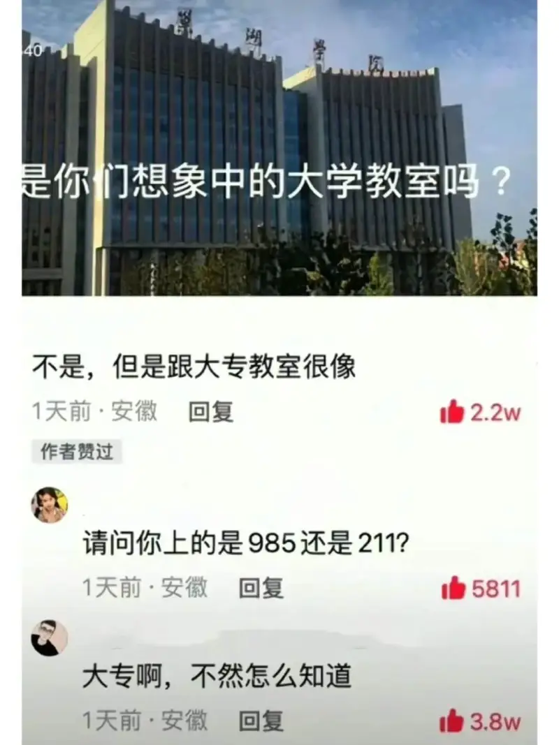 是你们想象中的大学教室吗？不是，但是跟大专教室很像。1天前·