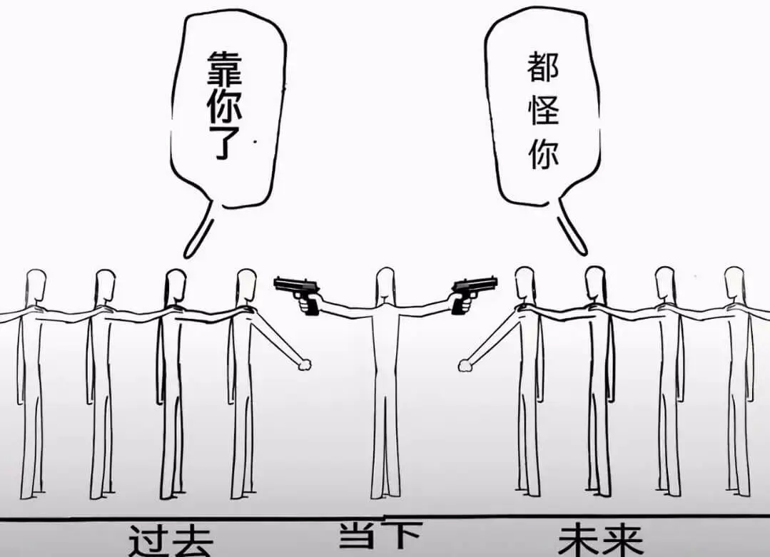 靠你了。都怪你。过去、当下、未来。
