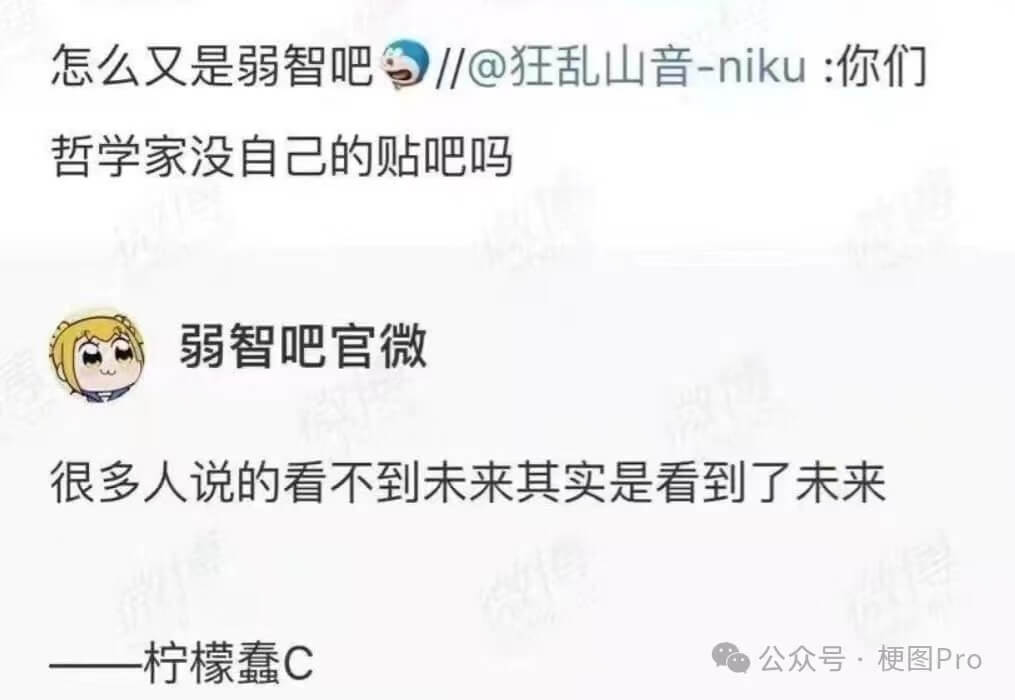 怎么又是弱智吧//@狂乱山音-niku:你们哲学家没自己的贴
