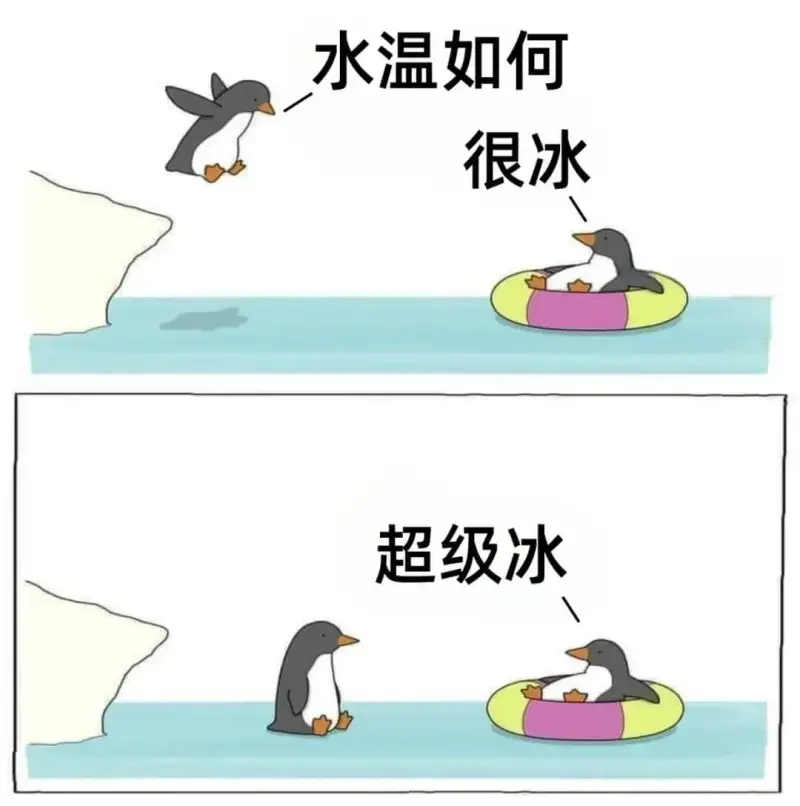 水温如何很冰超级冰