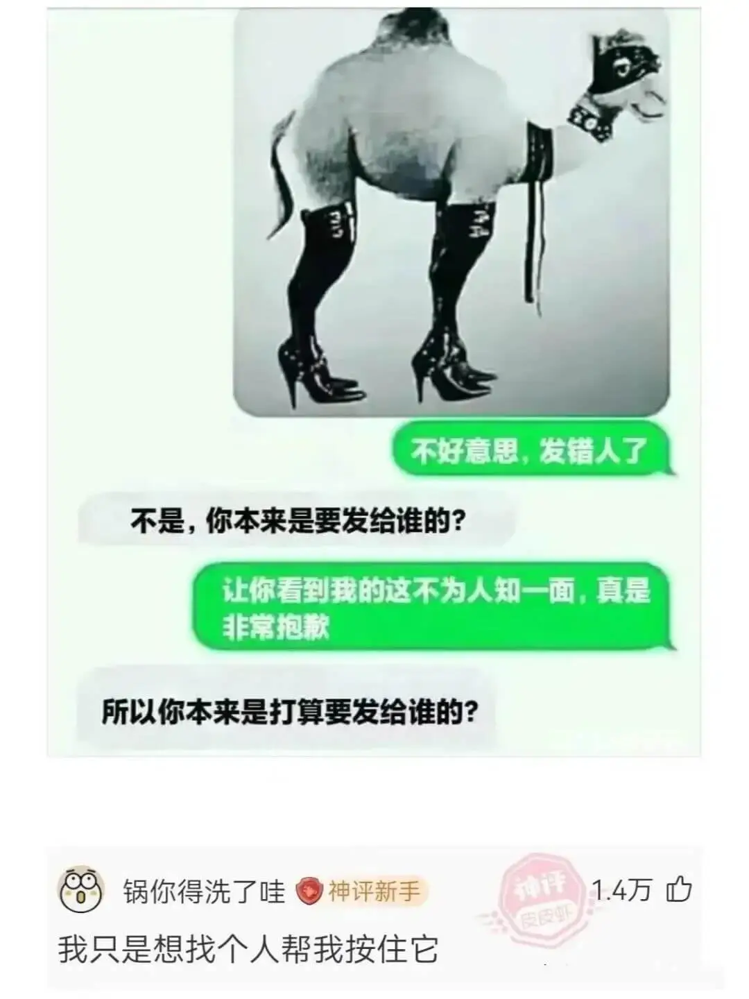 不好意思,发错人了不是，你本来是要发给谁的?让你看到我的这不