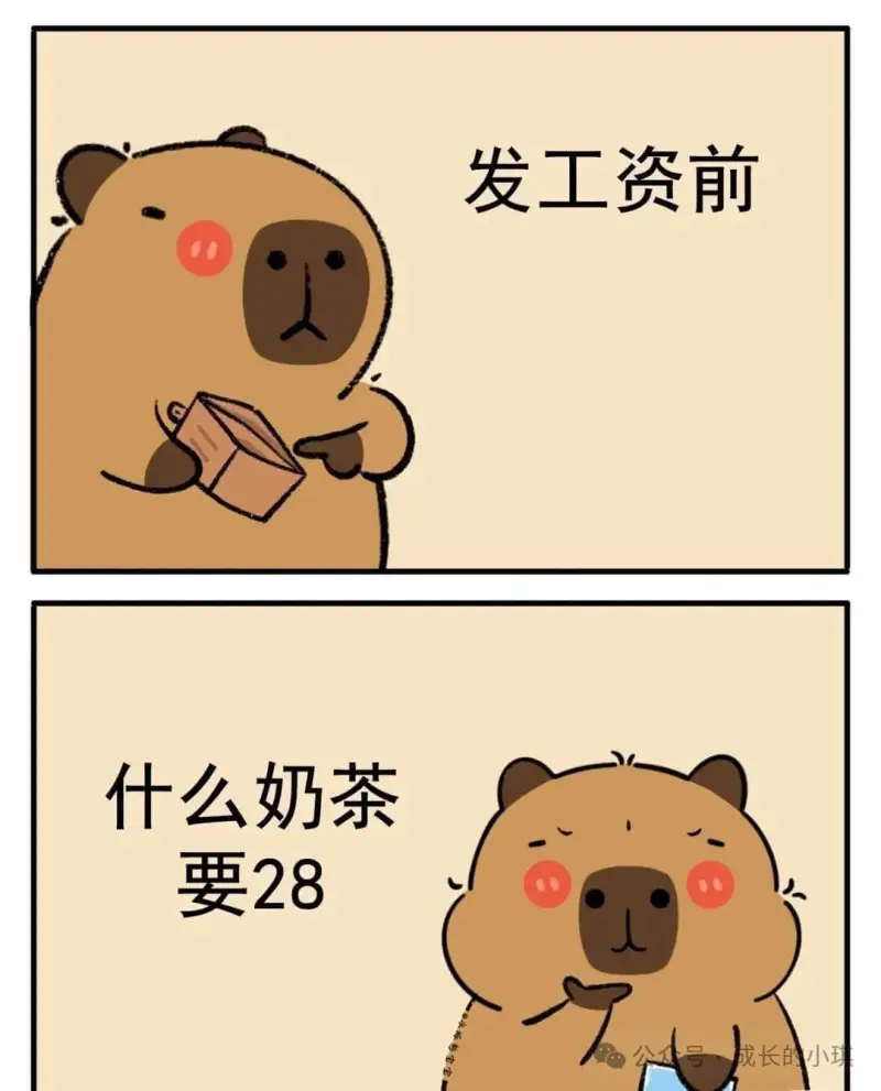 发工资前：什么奶茶要28？成长的小