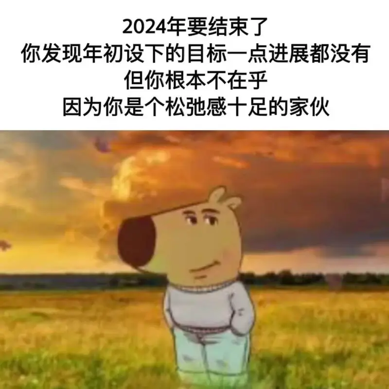 2024年要结束了你发现年初设下的目标一点进展都没有但你根本