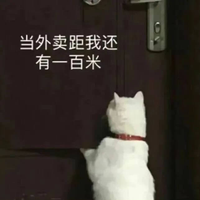 当外卖距我还有一百米