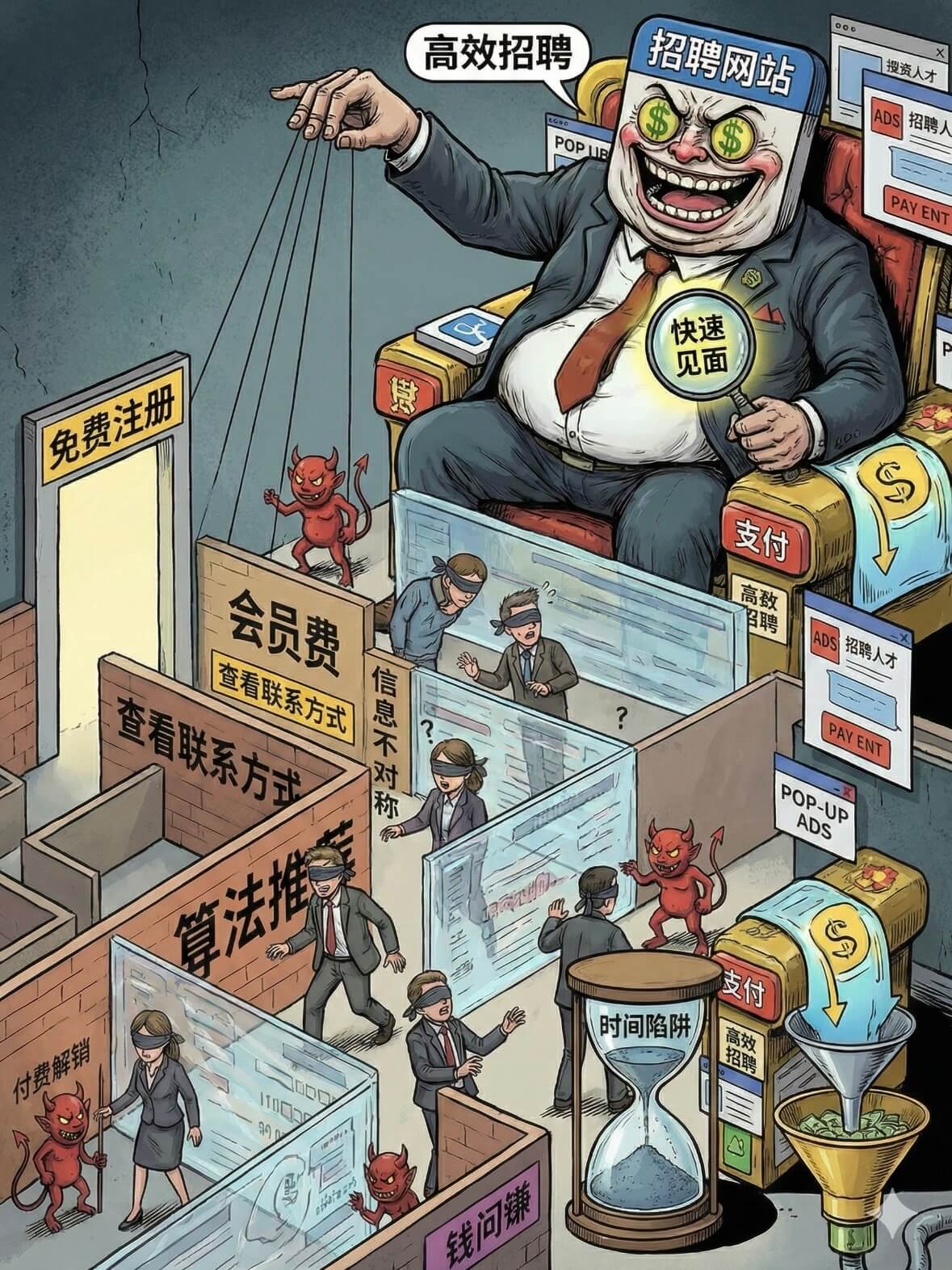 高效招聘招聘网站搜寻人才ADS招聘人POP-UPPAYMEN