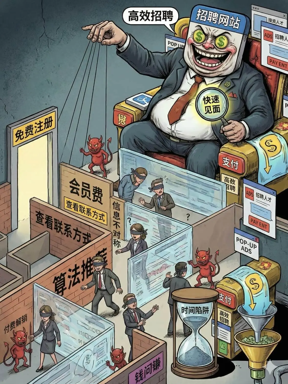 高效招聘招聘网站搜寻人才ADS招聘人POP-UPPAYMEN