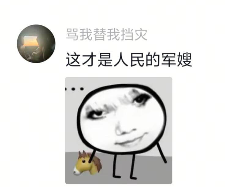 骂我替我挡灾这才是人民的军嫂