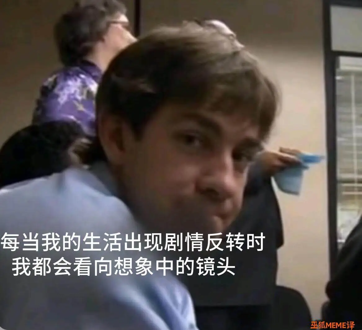 每当我的生活出现剧情反转时我都会看向想象中的镜头巫狐MEME