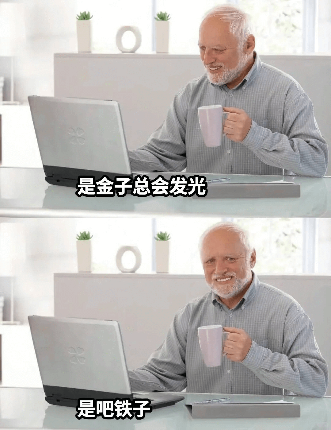 是金子总会发光，是吧，铁子？