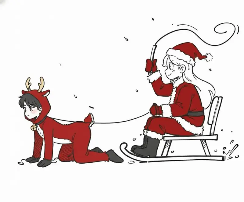 雪橇也可以是一个人