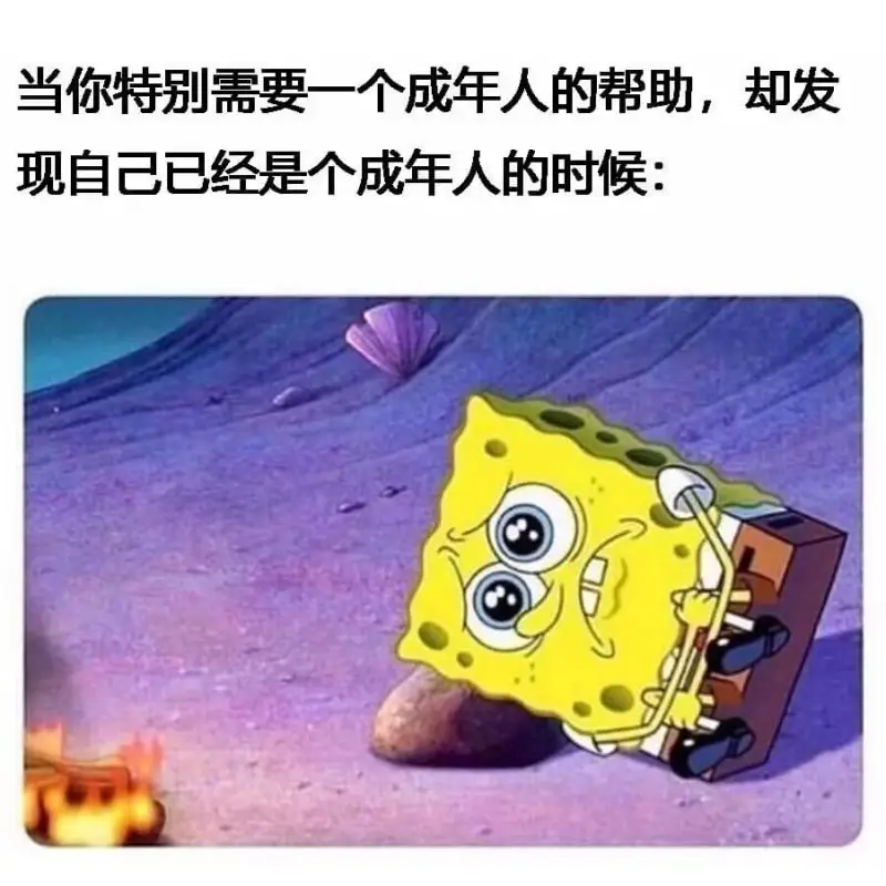 当你特别需要一个成年人的帮助,却发现自己已经是个成年人的时候