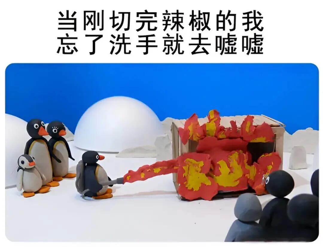 当刚切完辣椒的我忘了洗手就去嘘嘘