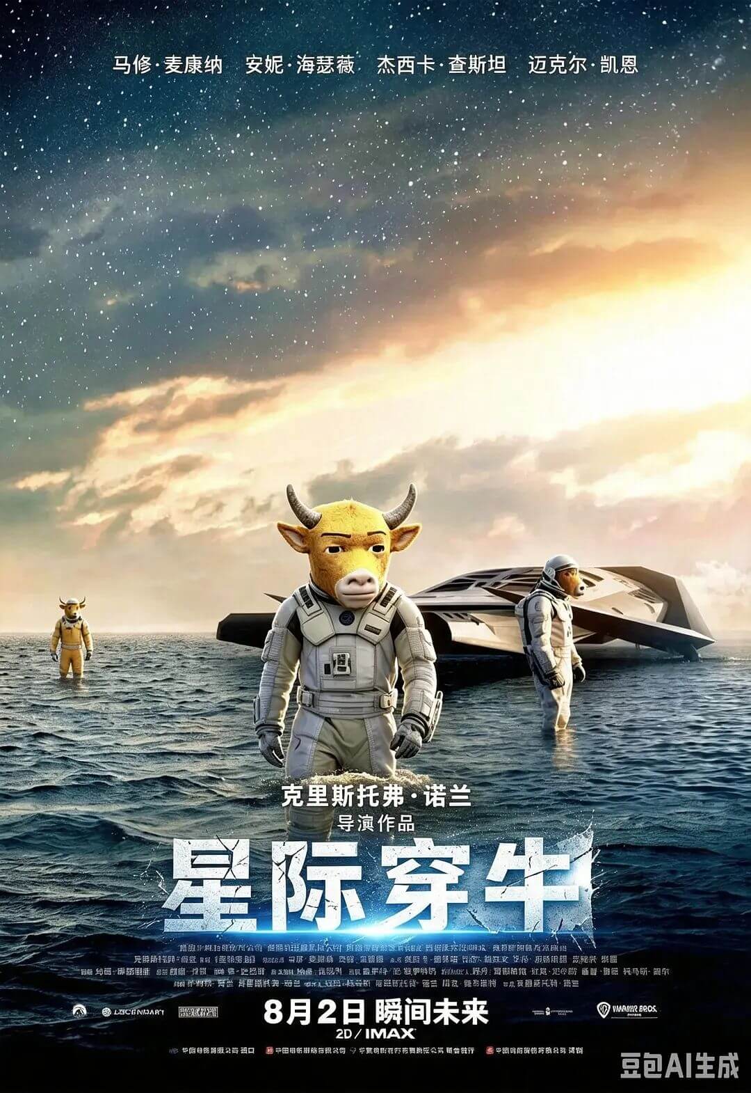 马修·麦康纳、安妮·海瑟薇、杰西卡·查斯坦、迈克尔·凯恩克里