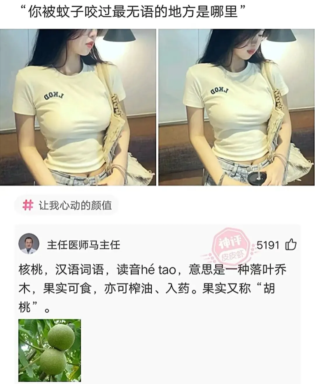 “你被蚊子咬过最无语的地方是哪里”GOXJGOX让我心动的颜