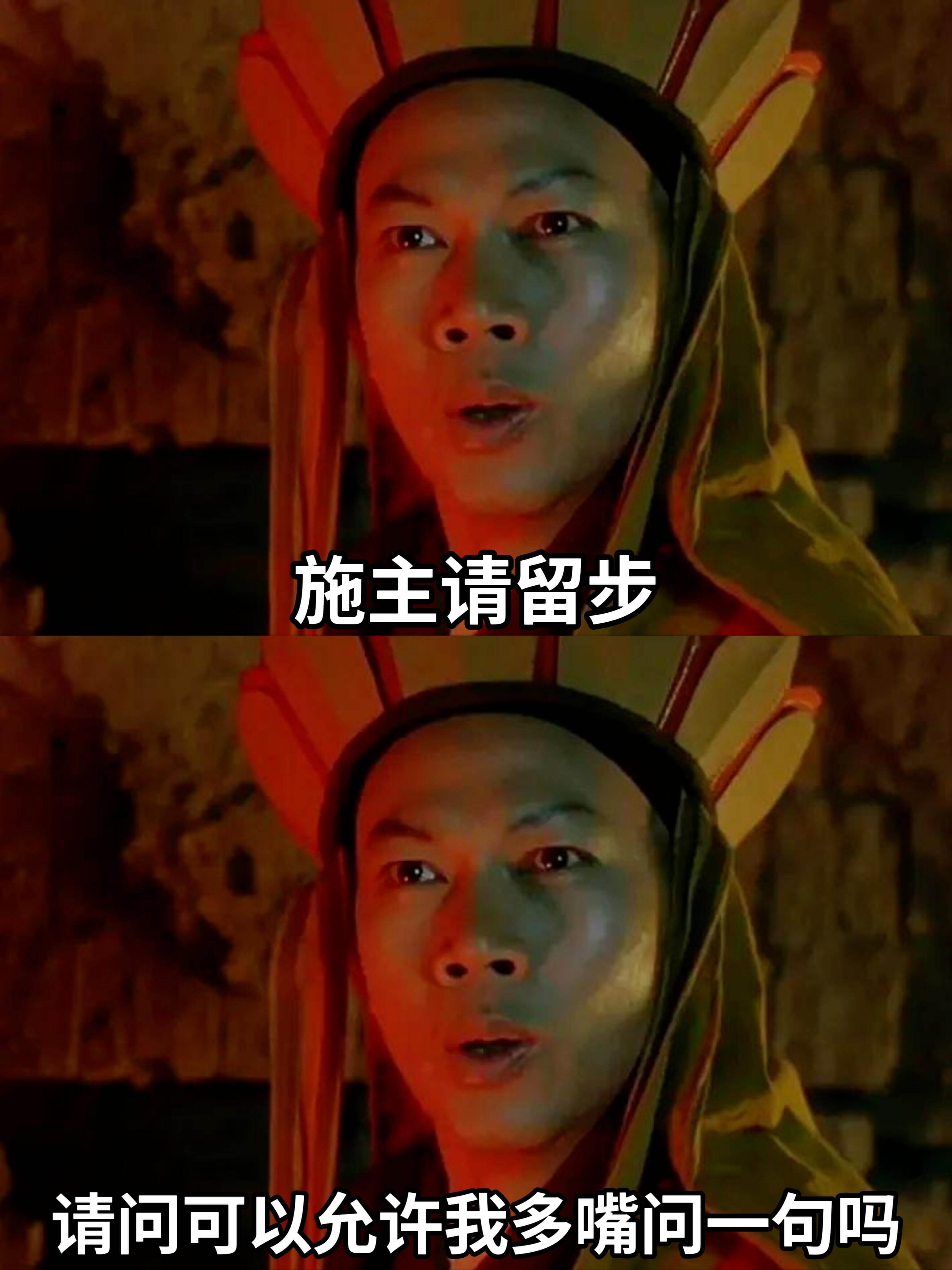 施主请留步，请问可以允许我多嘴问一句吗？