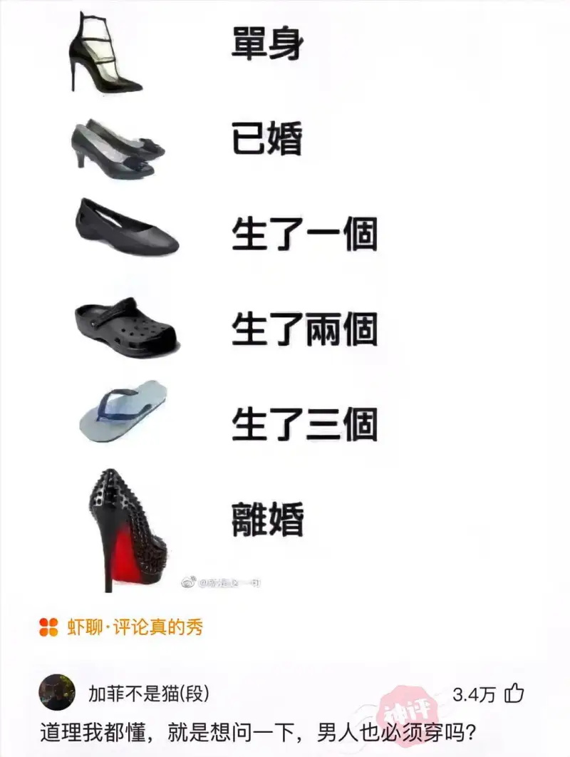單身已婚生了一個生了兩個生了三個離婚虾聊·评论真的秀