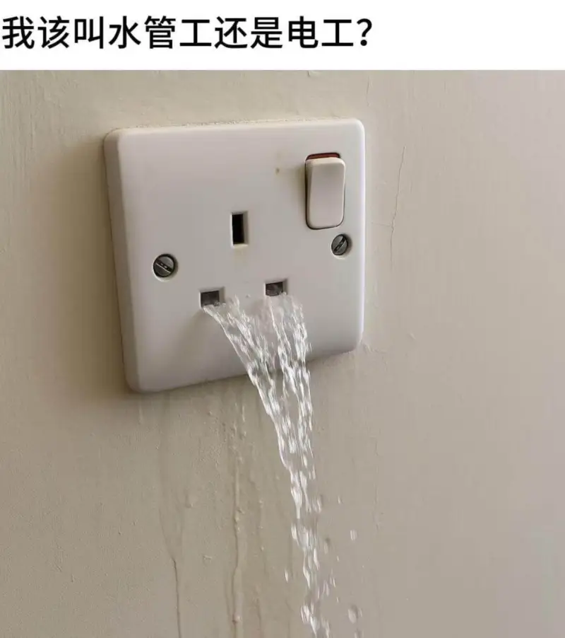 我该叫水管工还是电工？
