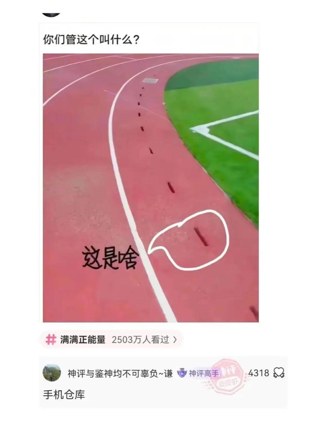 你们管这个叫什么?这是啥满满正能量2503万人看过神评高手4