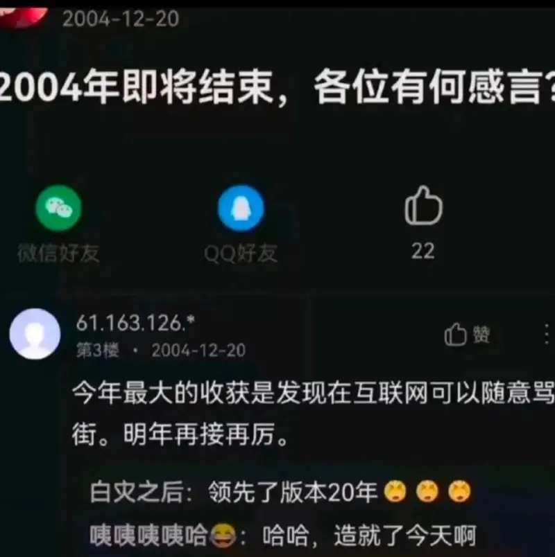 2004-12-202004年即将结束，各位有何感言微信好友