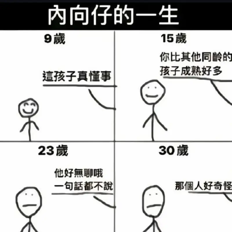 内向仔的一生9成15你比其他同龄的孩子成熟好多这孩子真懂事2