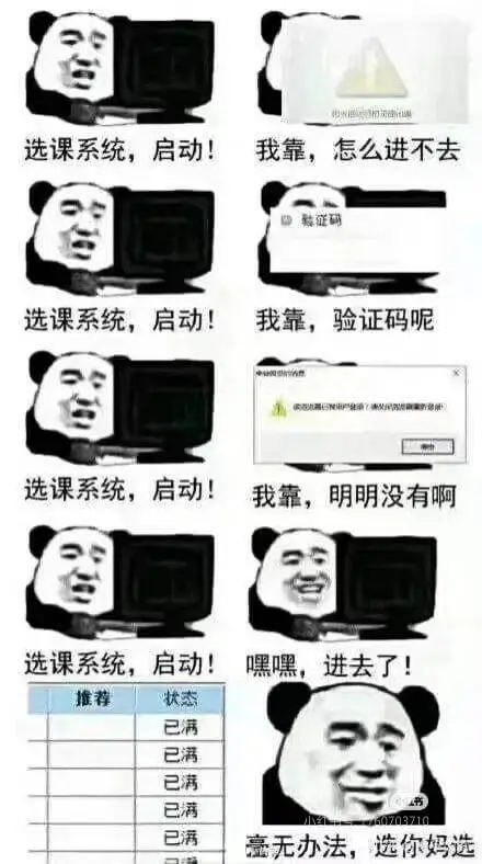 选课系统，启动!相明我靠，怎么进不去验证码选课系统，启动!我