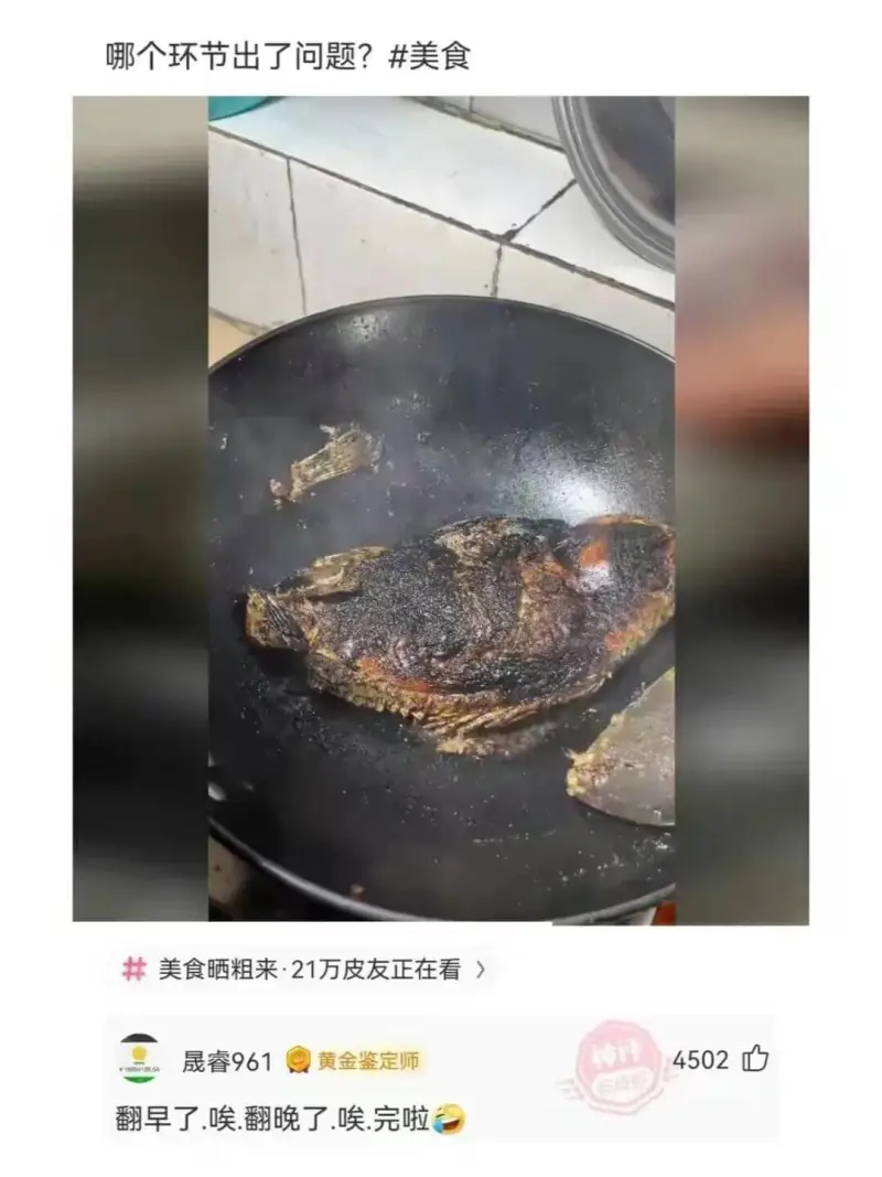 哪个环节出了问题?美食美食晒粗来·21万皮友正在看>晟睿96