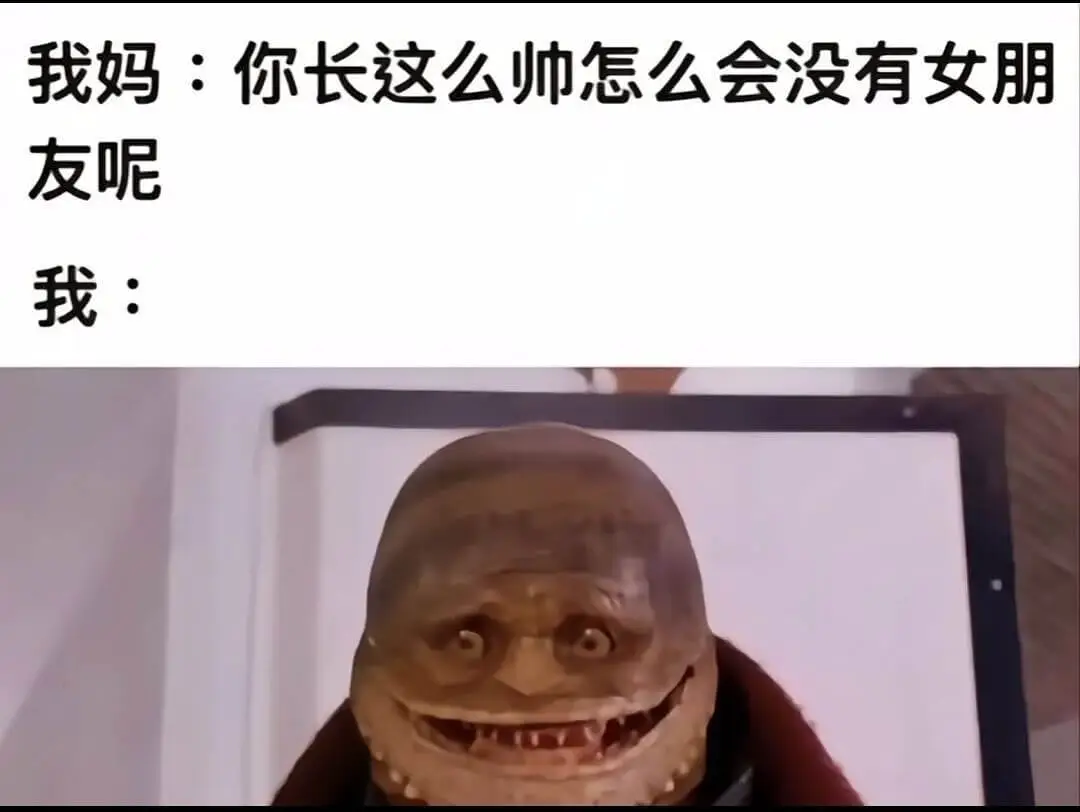 我妈：你长这么师怎么会没有女朋友呢我：