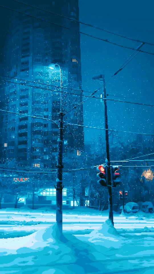 分享两张/r/PixelArt/版看到的❄️图